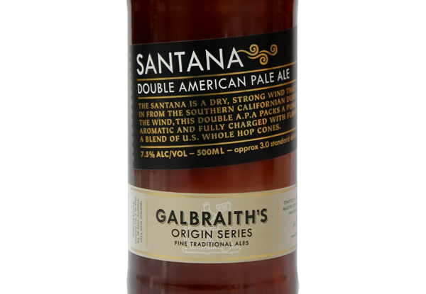 $53 for a Six Bottle Case of Galbraith's Santana Double American Pale Ale 500ml