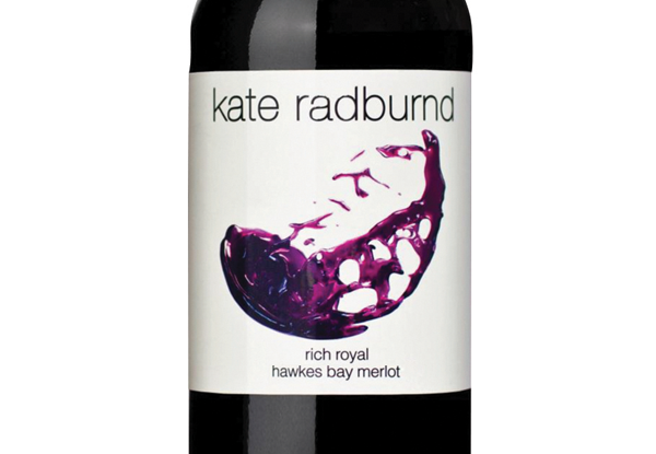 $96 for a Six Bottle Case of Kate Radburnd Rich Royal Merlot 2013