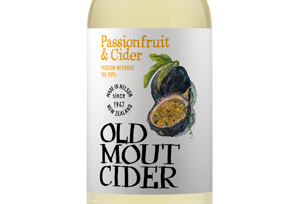 $59 for a Case of Six Bottles of Old Mout Passionfruit and Cider