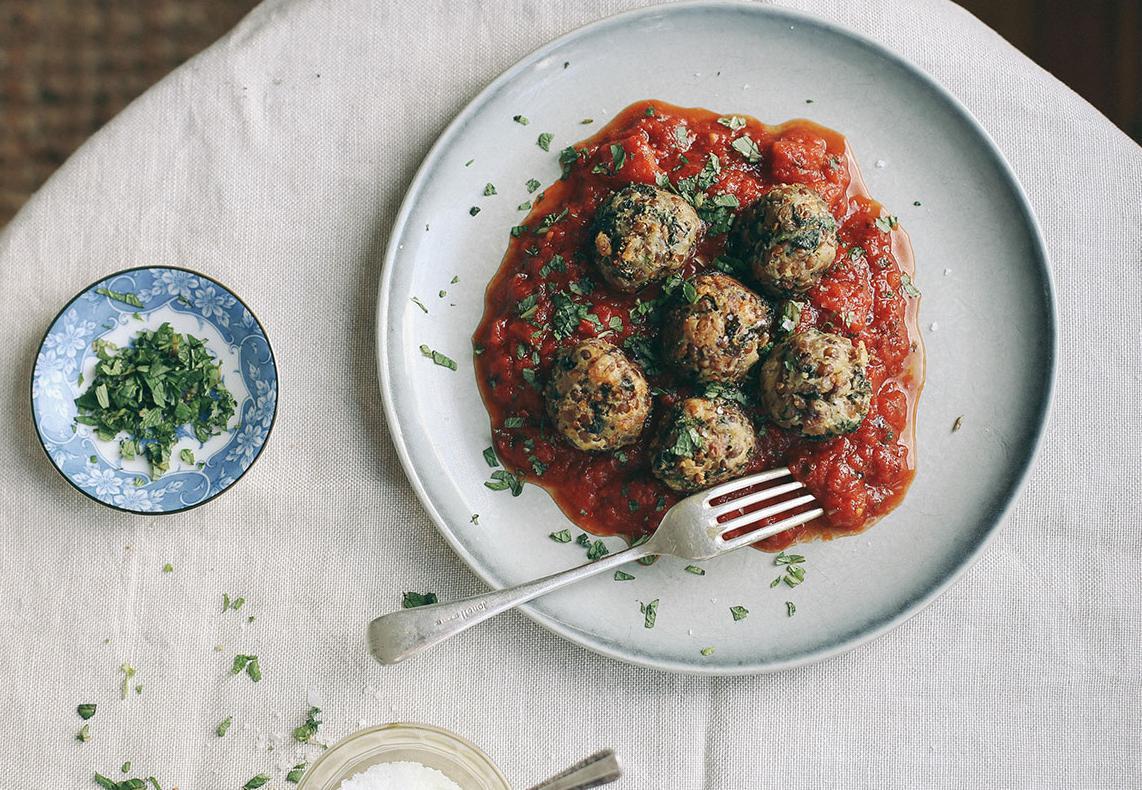 Petite Kitchen's Herbed Green Polpette Recipe - Viva