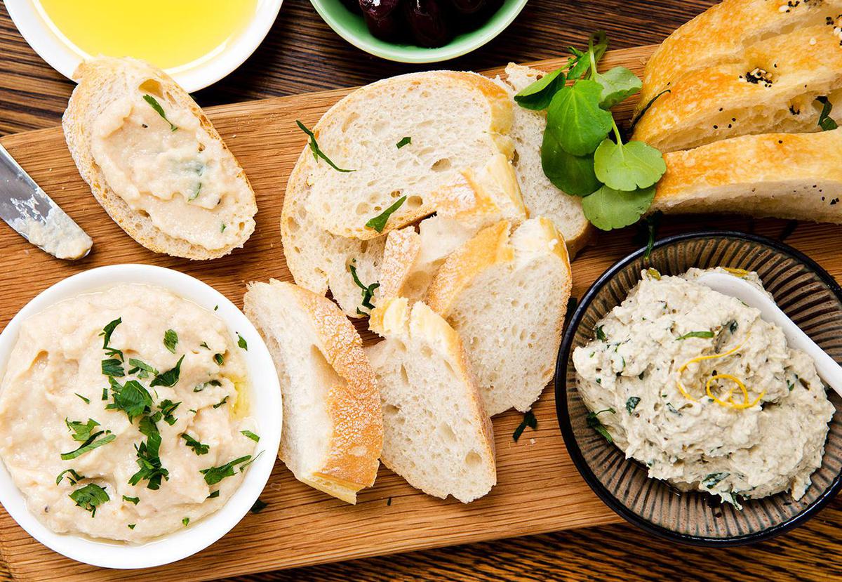 Bread Baba Ganoush And Taramasalata Recipe Viva