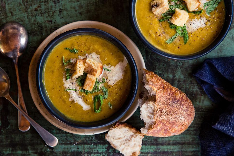 Lentil, Bacon & Pumpkin Soup - Viva