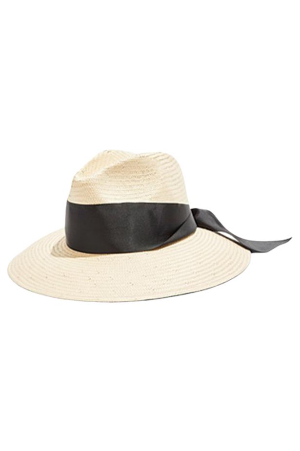 Doris Batchelor Nice Sun Straw Hat boater hat Womens bow summer Hats For Women Beach flat straw hat 