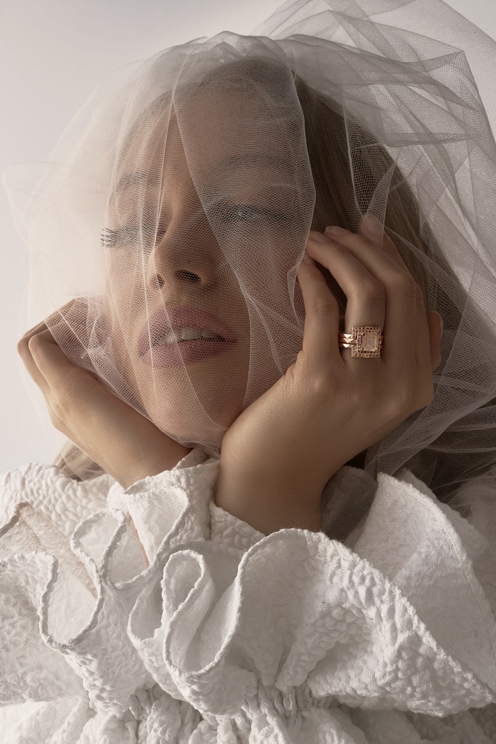 karen walker wedding dress