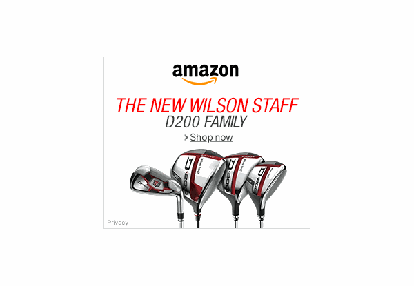 Shop Amazon Sports - New Wilson Staff D200 Golf Clubs