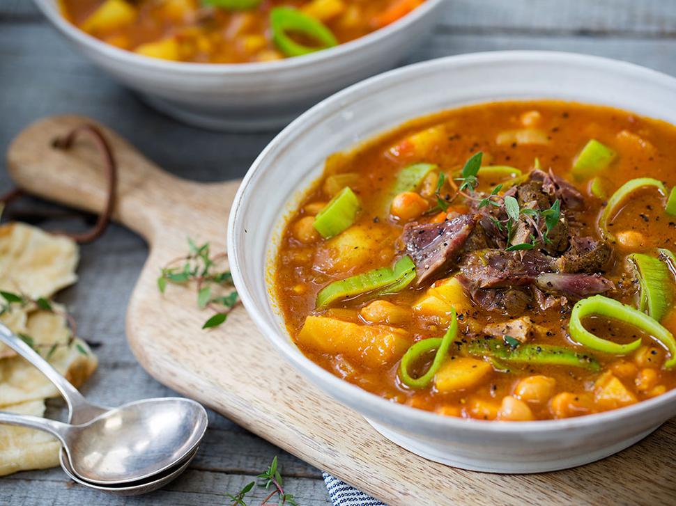 Lamb and Chickpea Soup Recipe - Viva