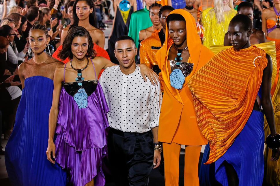 Why Balmain S Millennial Inspired Paris Fashion Week Show Was An