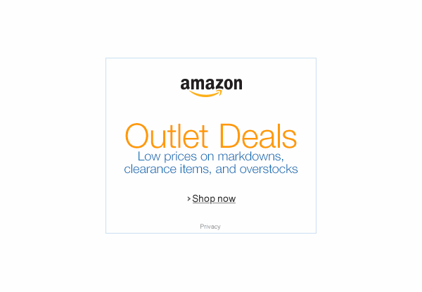 Shop Amazon Outlet - Clearance, Markdowns and Overstock Deals