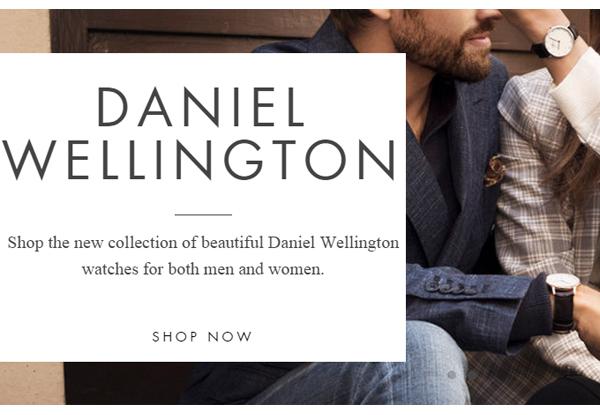 Daniel wellington shop 20 off