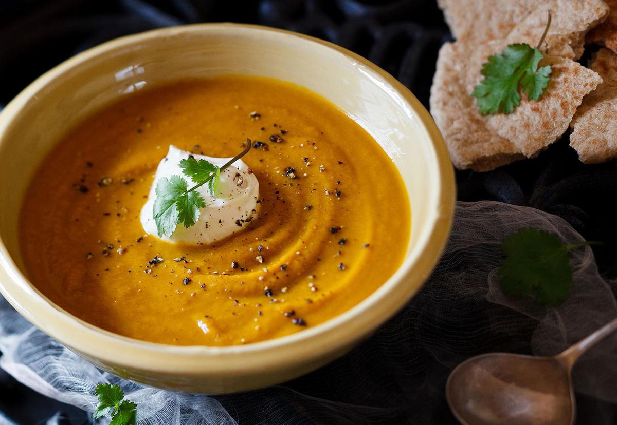 Carrot and Chickpea Soup Recipe - Viva