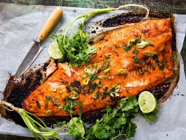 Curried Side of Salmon Recipe - Viva