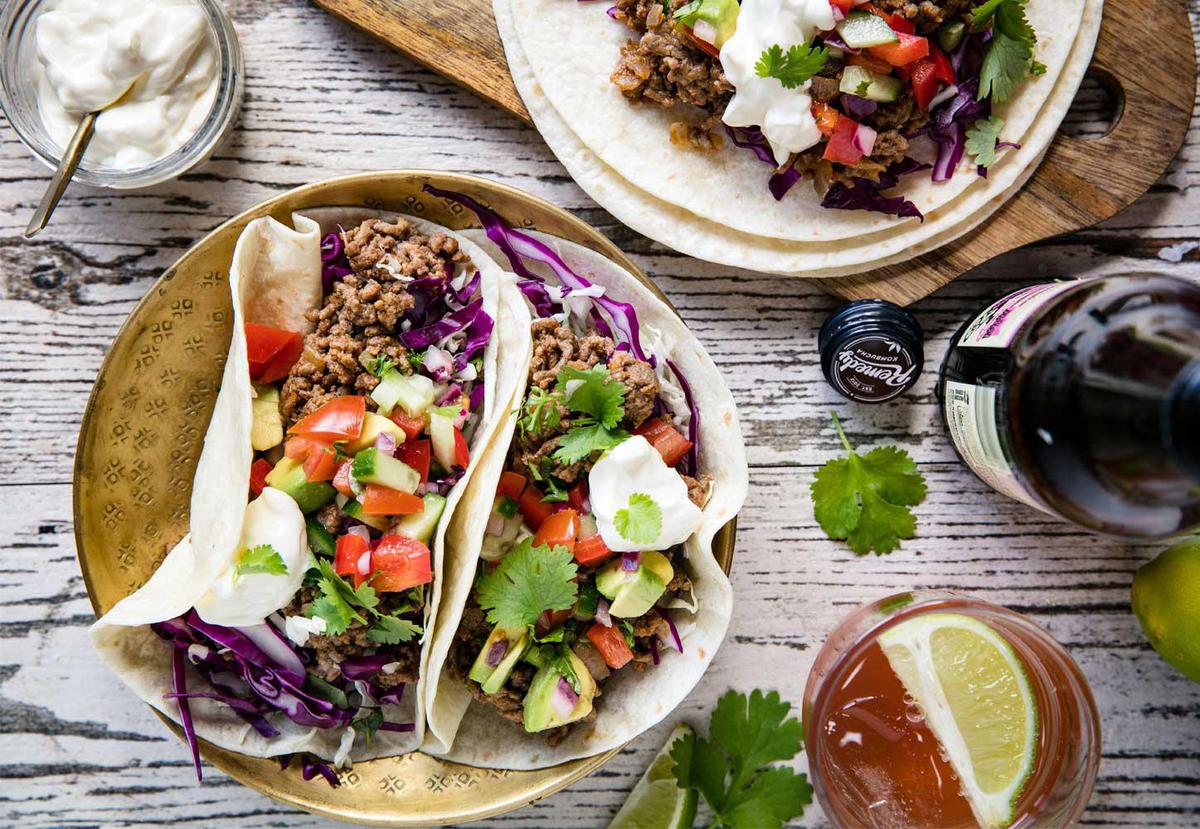 Soft Beef Mince Tacos With Fresh Salsa - Viva