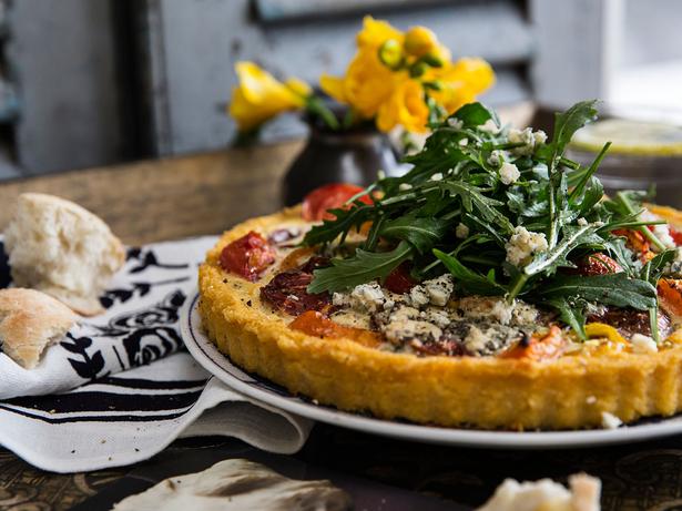 Ricotta, Tomato and Rocket Tart Recipe - Viva